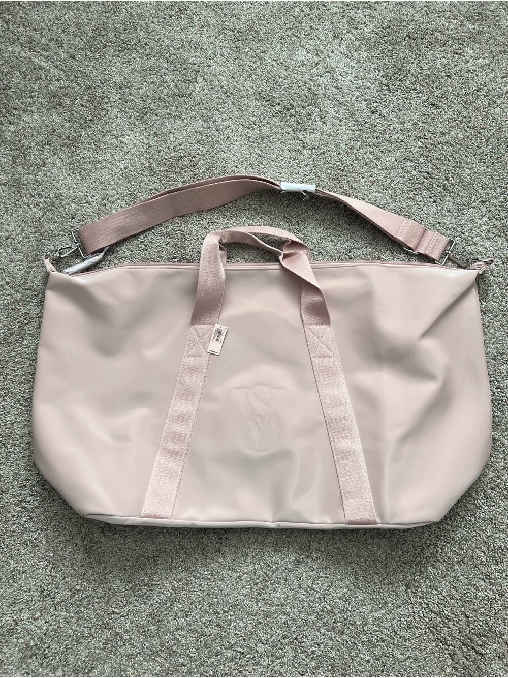 New Victoria's Secret Blush Pink Weekender Tote